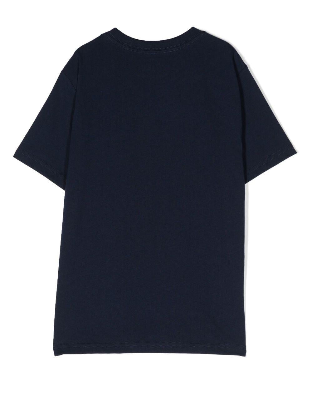 Polo Bear cotton T-shirt 323853828013 CRUISE NAVY VOYAGER BEAR POLO RALPH LAUREN KIDS 