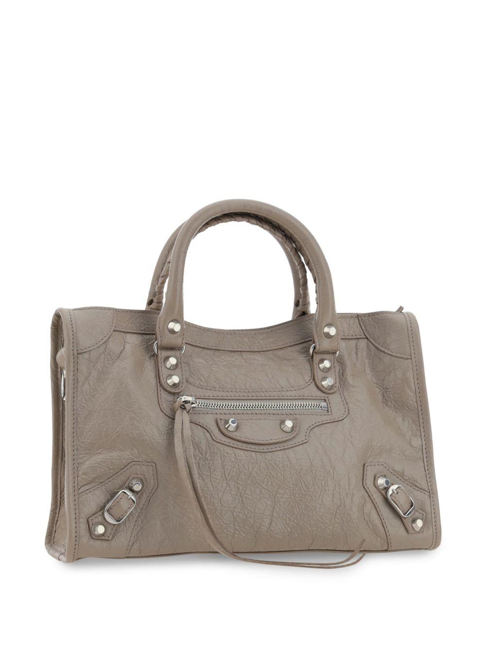 Small Le City leather tote bag<BR/><BR/> 811442 2AA9S9706 BALENCIAGA 