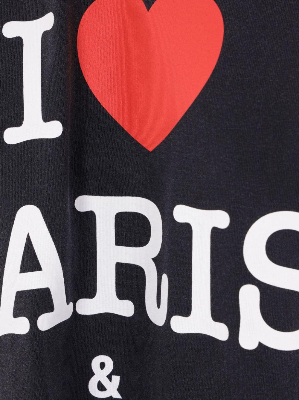 I Love Paris & Balenciaga T-shirt 764235 TRVU91041 BALENCIAGA 
