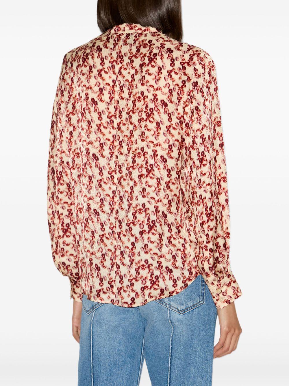 Floral shirt ACH0115FB C3J10IGARNET ISABEL MARANT 