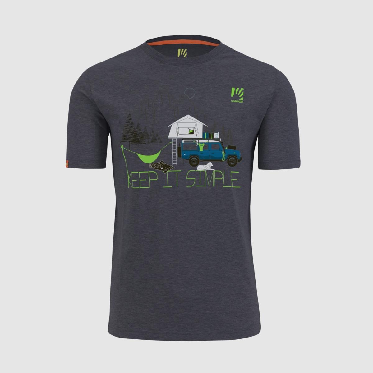 T-shirt with front print 2501090 270 KARPOS 