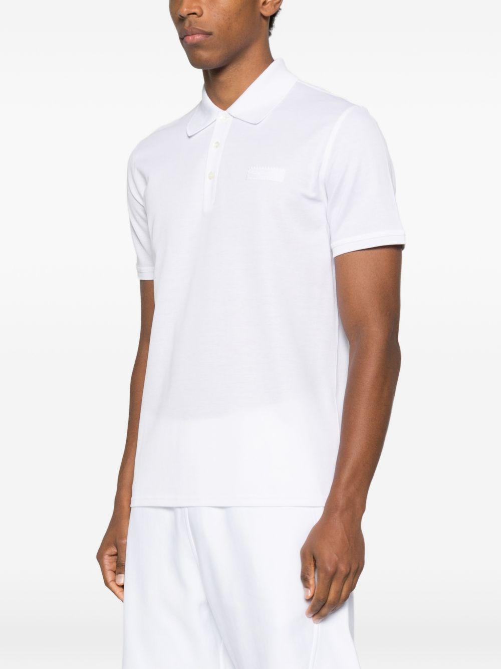 Polo in cotton with GIVENCHY Paris gros grain BML00G3YSG 100 GIVENCHY 