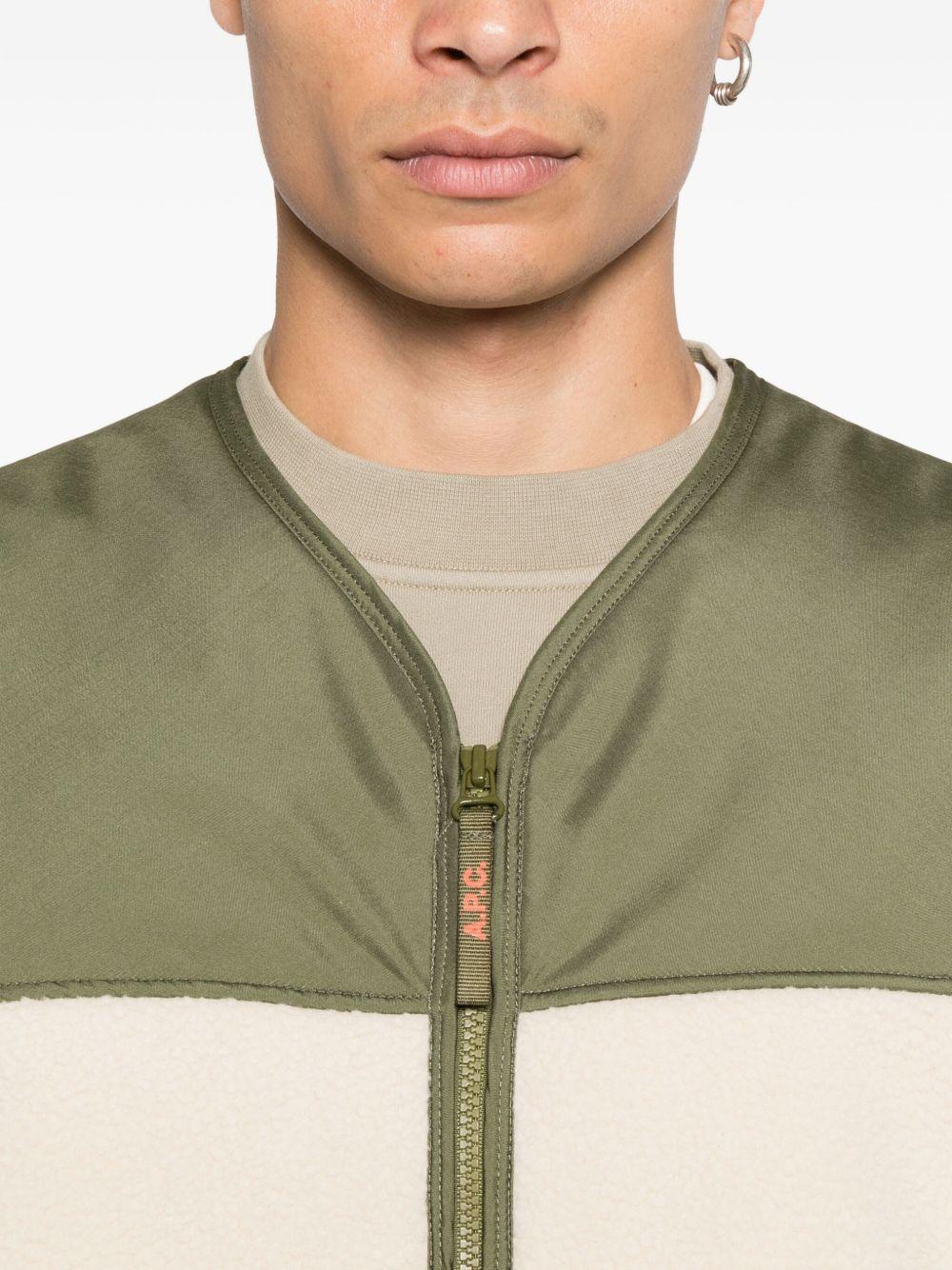 Bicolor gilet PSAIF H32022AAC A.P.C. 