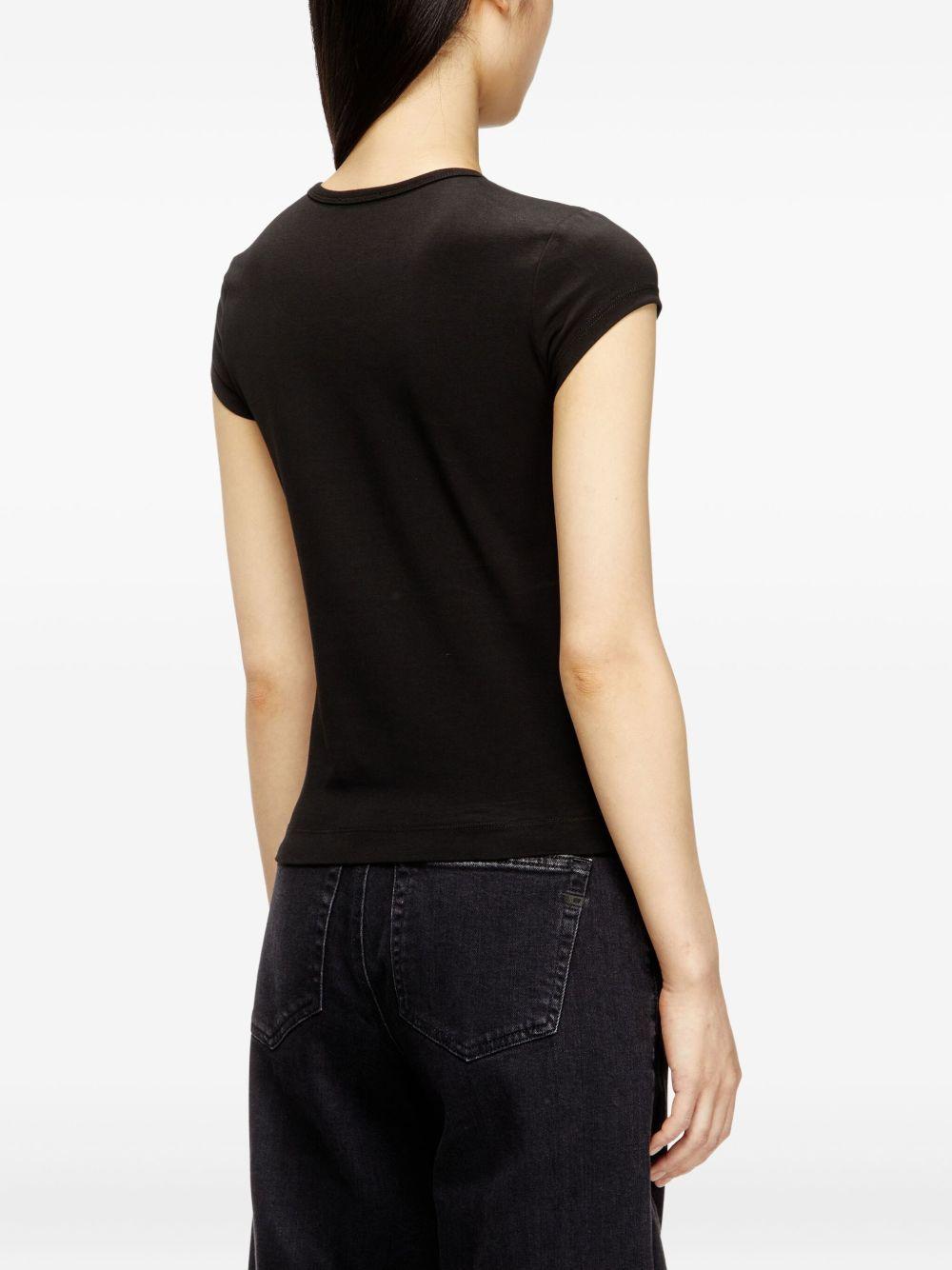 T-shirt with cut-out embroidered logo A19912 0AFAA9XX DIESEL 
