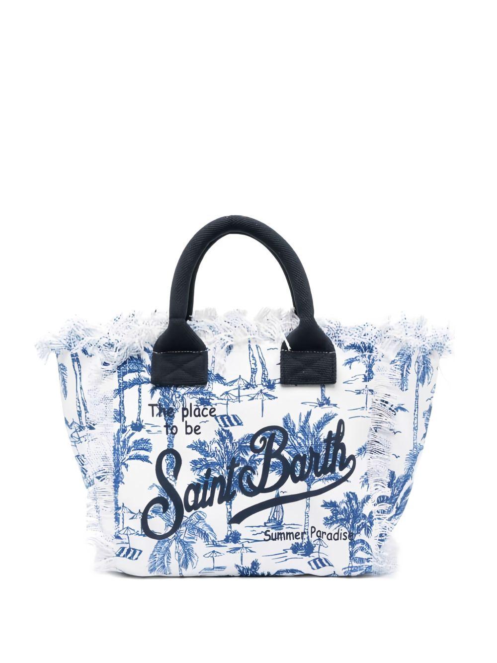 Vanity beach bag with abstract print VANITY 04555HSAINT BEACH 0117 MC2 SAINT BARTH 