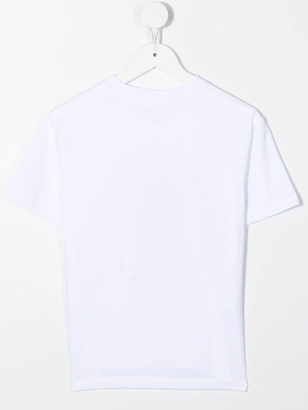 logo-print short-sleeved T-shirt 8R8Q51 Z0434100 STELLA McCARTNEY KIDS 