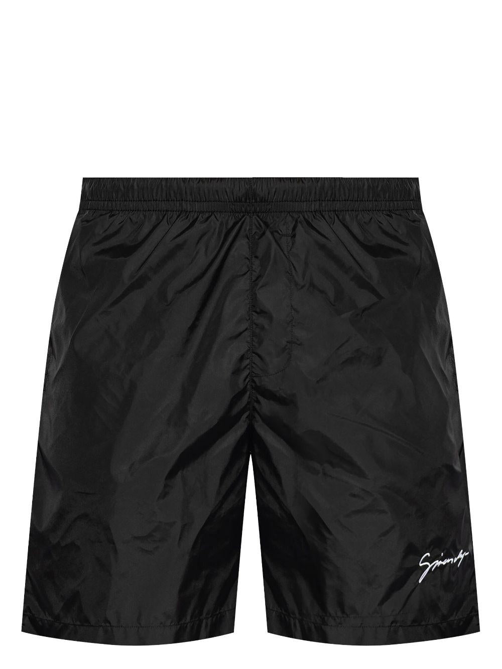 Logo-embroidered swim shorts<BR/><BR/><BR/> BMA01L1537 004 GIVENCHY 