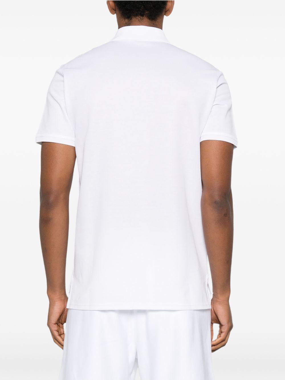 Polo in cotton with GIVENCHY Paris gros grain BML00G3YSG 100 GIVENCHY 