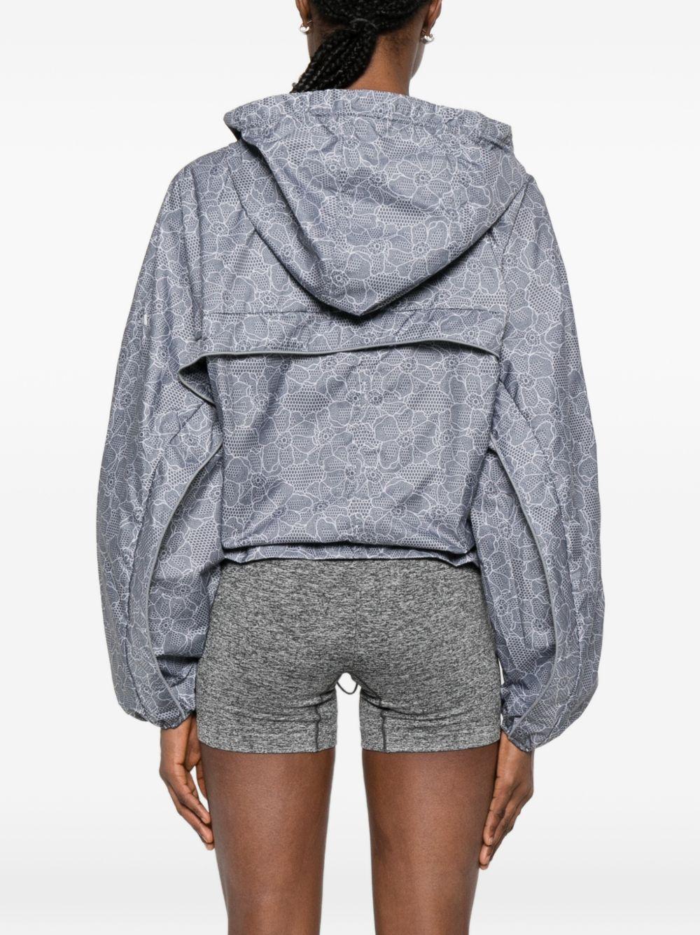 Adidas x Stella McCartney collection<BR/>Floral print K-way KB4640 LGSOGR/ONIX ADIDAS x Stella McCartney 