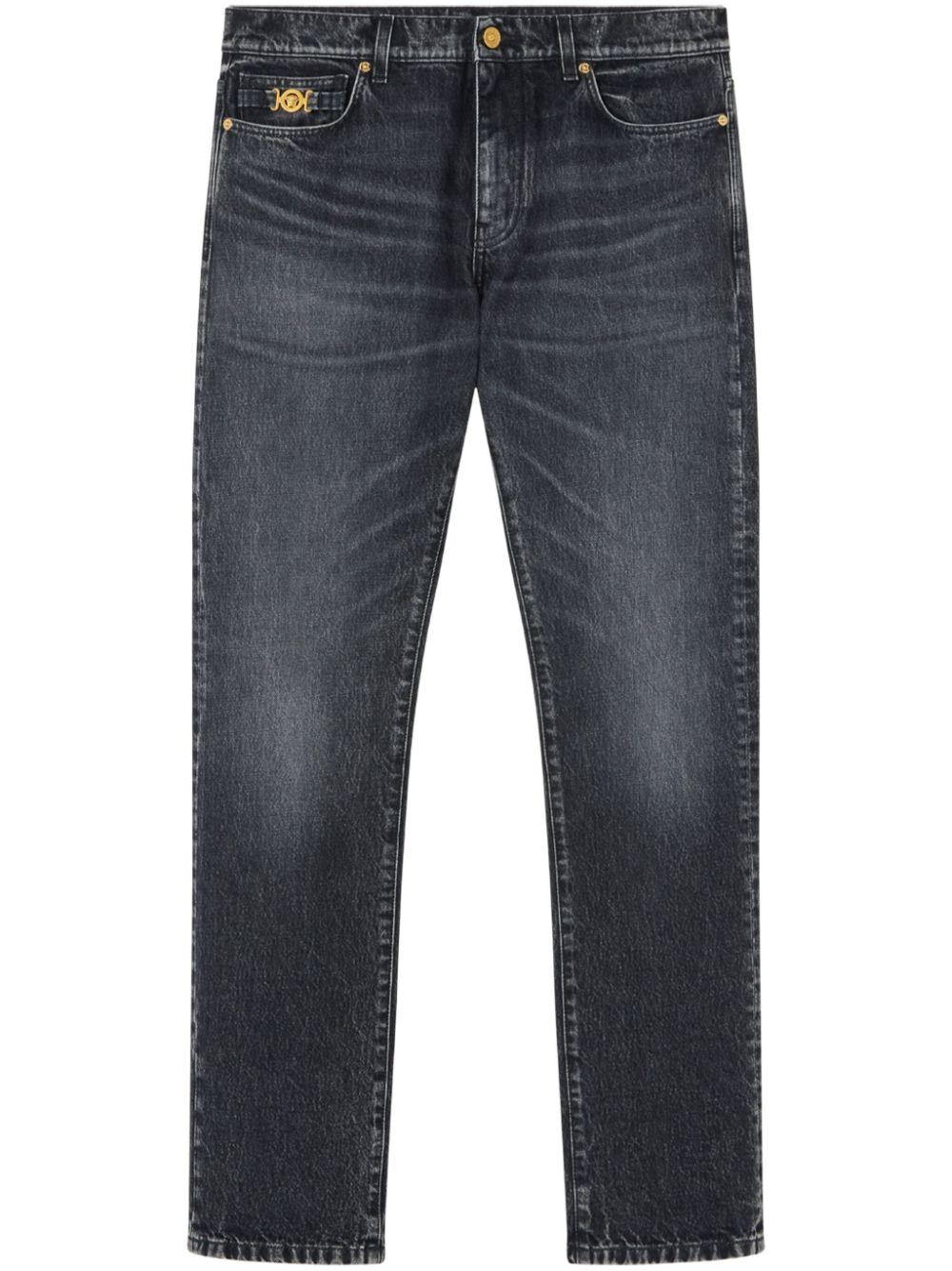 Medusa Head-motif jeans<BR/><BR/><BR/> 1019462 1A137181D810 VERSACE 