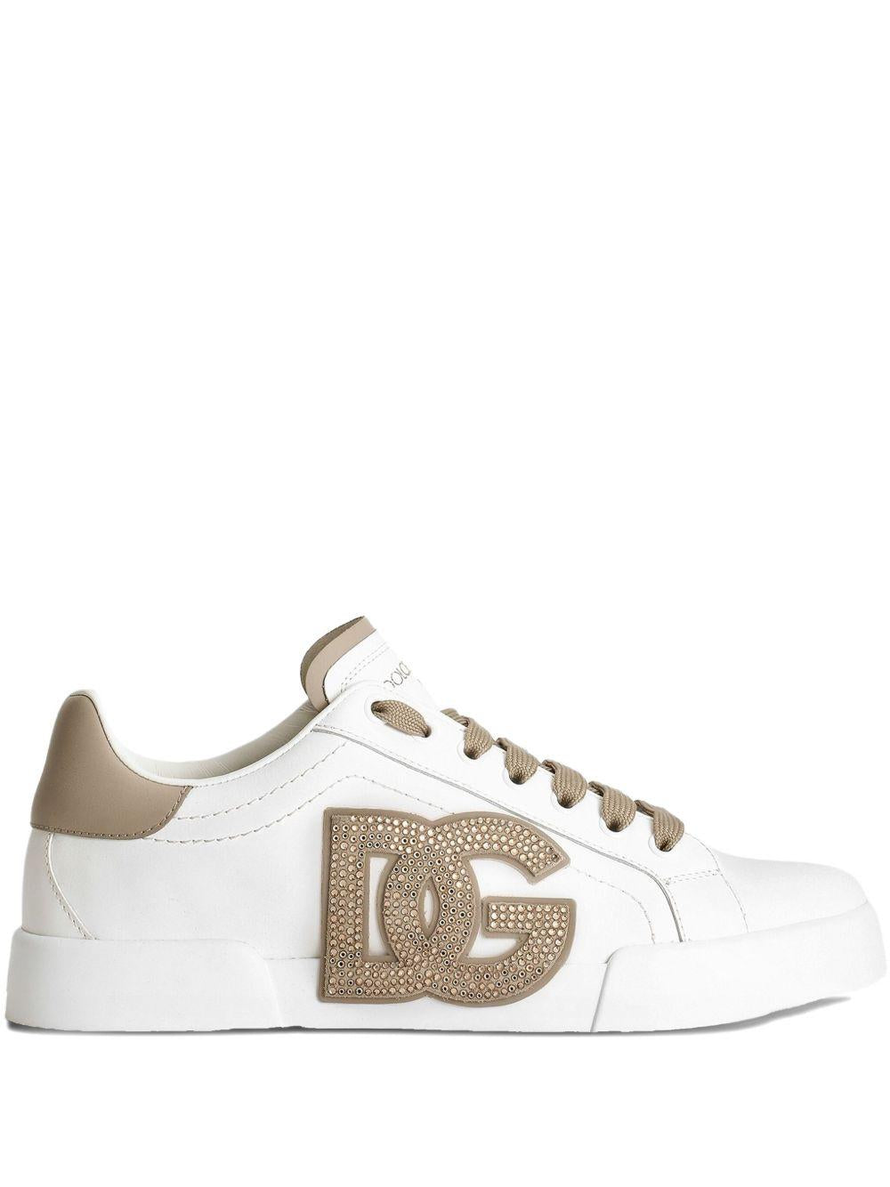 Calfskin Portofino light strobel sneakers CK2341 AI4118Z080 DOLCE & GABBANA 