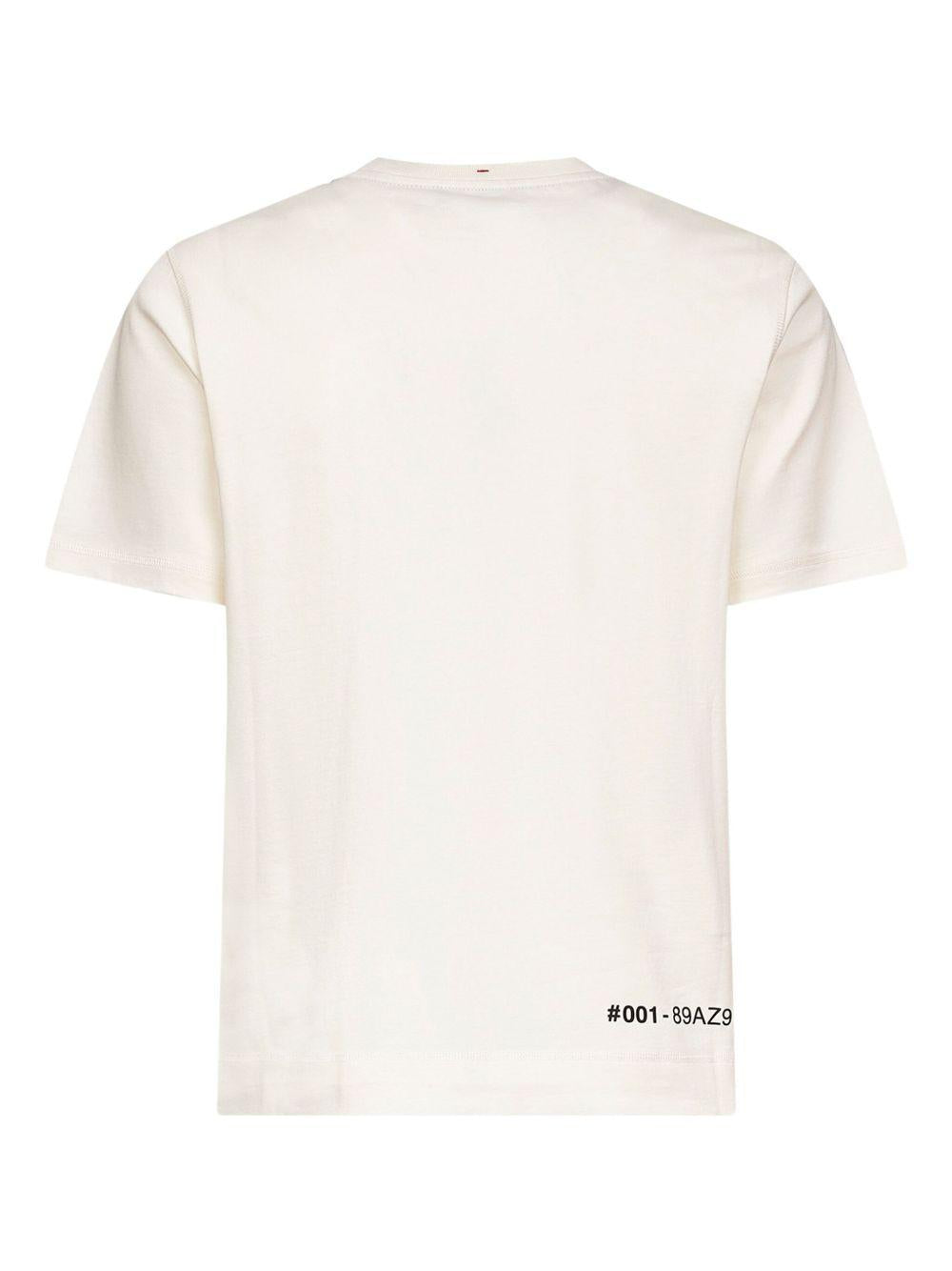 Cotton T-shirt with embossed logo K20978C00011 89AZ9041 MONCLER GRENOBLE 