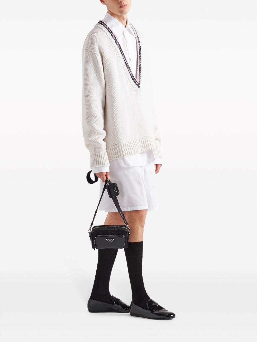 Bandolera triangle-logo messenger bag<BR/><BR/><BR/> 2VH172 789F0002 PRADA 