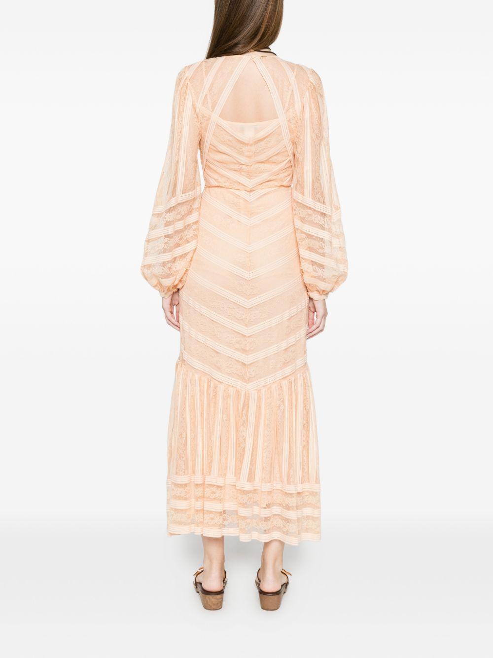 Long striped lace dress 261TP2542 S2152711750 TWINSET 