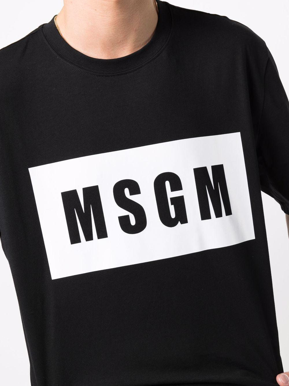 Logo patch T-shirt 2000MM520 20000299 MSGM 