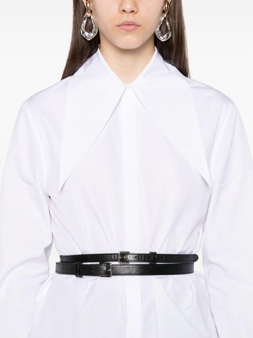 Scarf Collar Shirt 839069 QAABT9000 ALEXANDER MCQUEEN 
