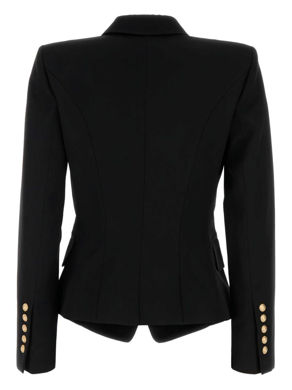 Double-Breasted Blazer Blazer FF1SI505WB08 0PA BALMAIN 