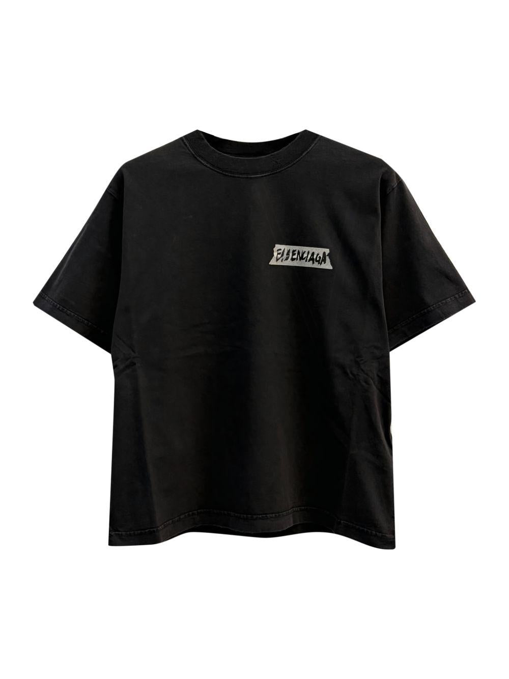 Masking Tape T-shirt Medium Fit 850990 TTVL61041 BALENCIAGA 