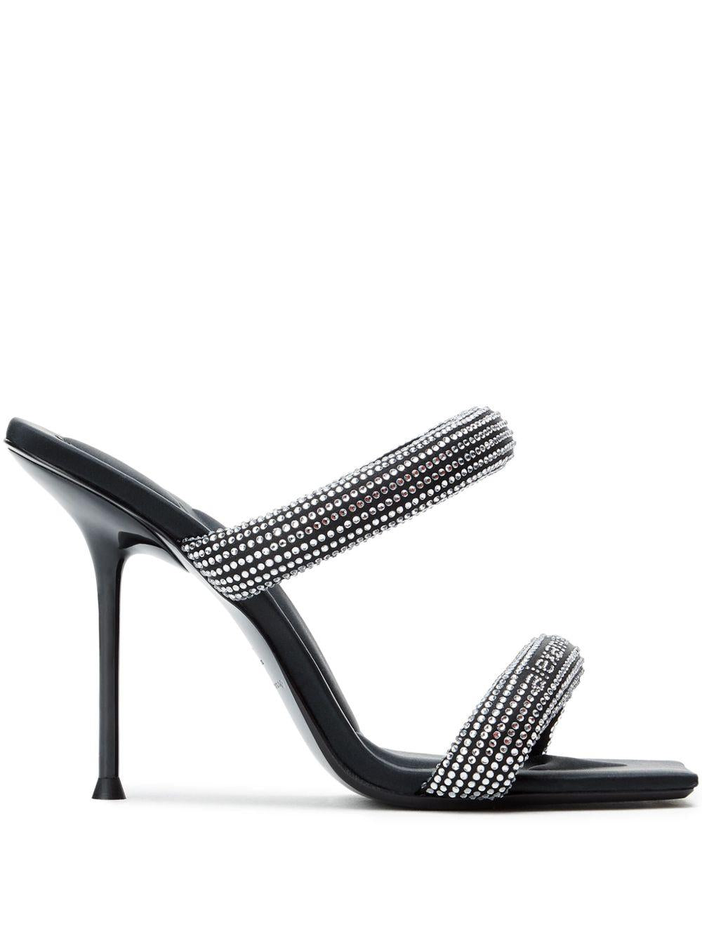Crystal hotfix julie tubular sandals 30325S011 012C ALEXANDER WANG 