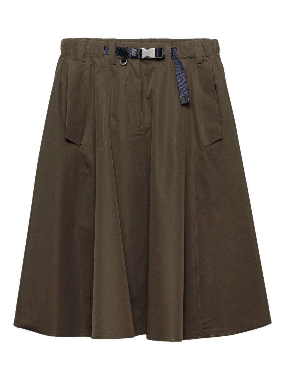Technical fabric circle skirt 21H02518UU S-OOOF0334 PRADA 