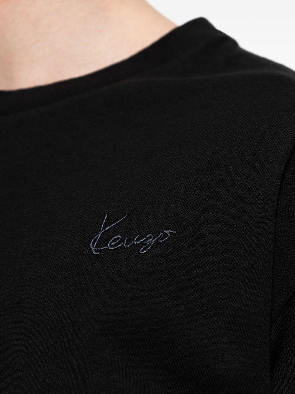 T-shirt with tone-on-tone logo FG65TS2854SG 99J KENZO 