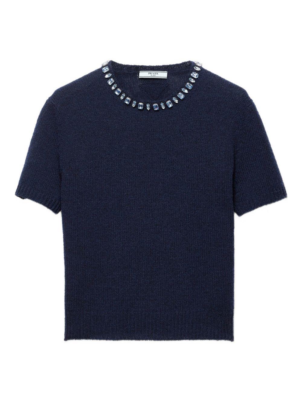 Wool and cashmere crew-neck sweater P24V2B18M6 S-OOOF0008 PRADA 