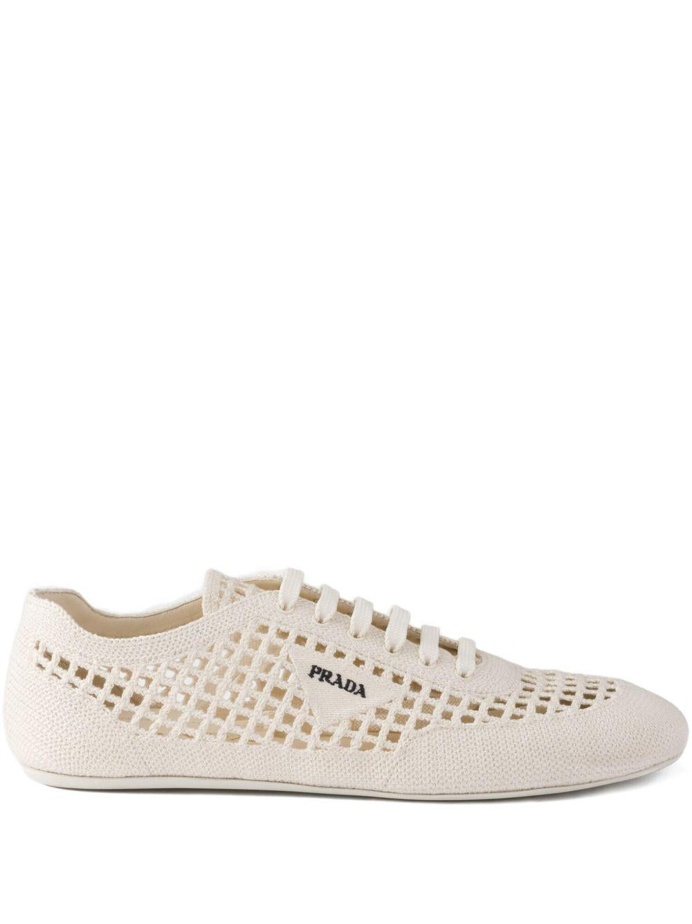 Collapse crochet laced sneakers 1E360O2F46 F-005F0304 PRADA 