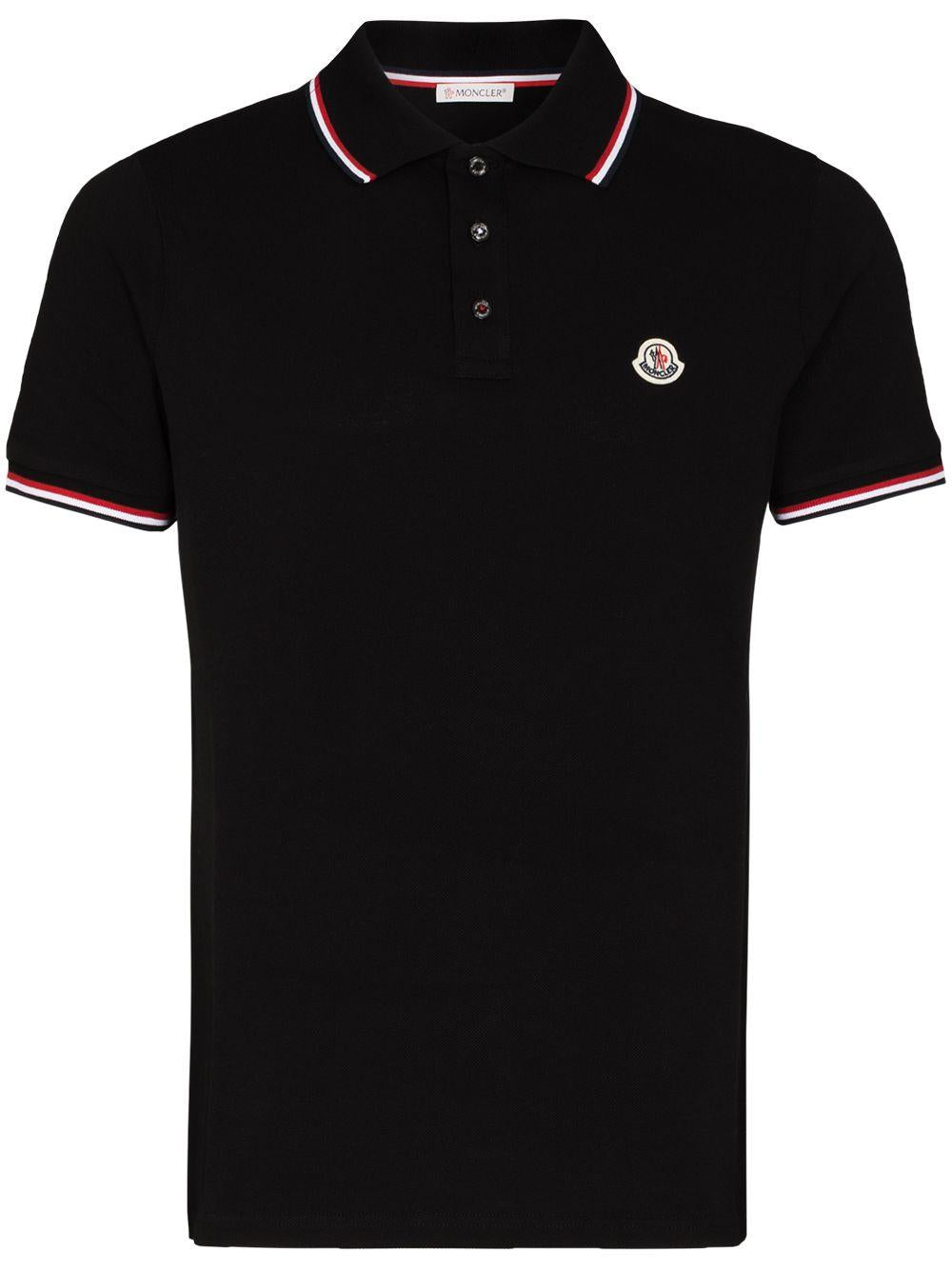 Polo Shirt Black K20918A70300 84556999 MONCLER 
