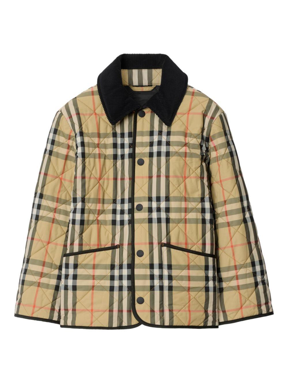 Check jacket 8108500 B9368 BURBERRY KIDS 