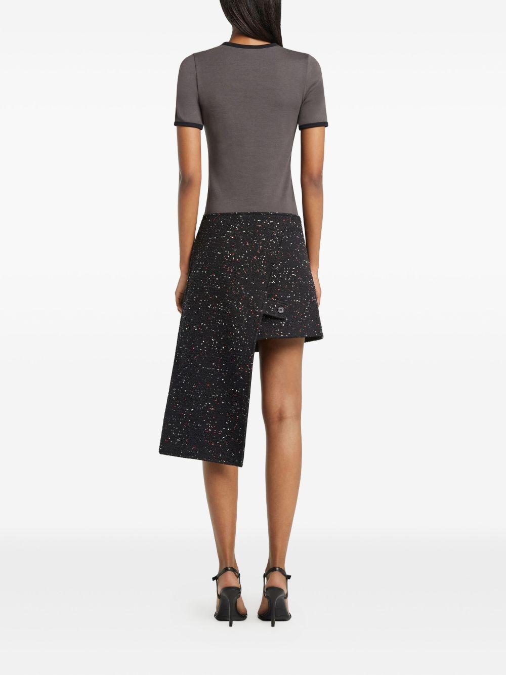 SIGNATURE CONTRAST T-SHIRT 125JTS017JS0203 B212 COURRÈGES 