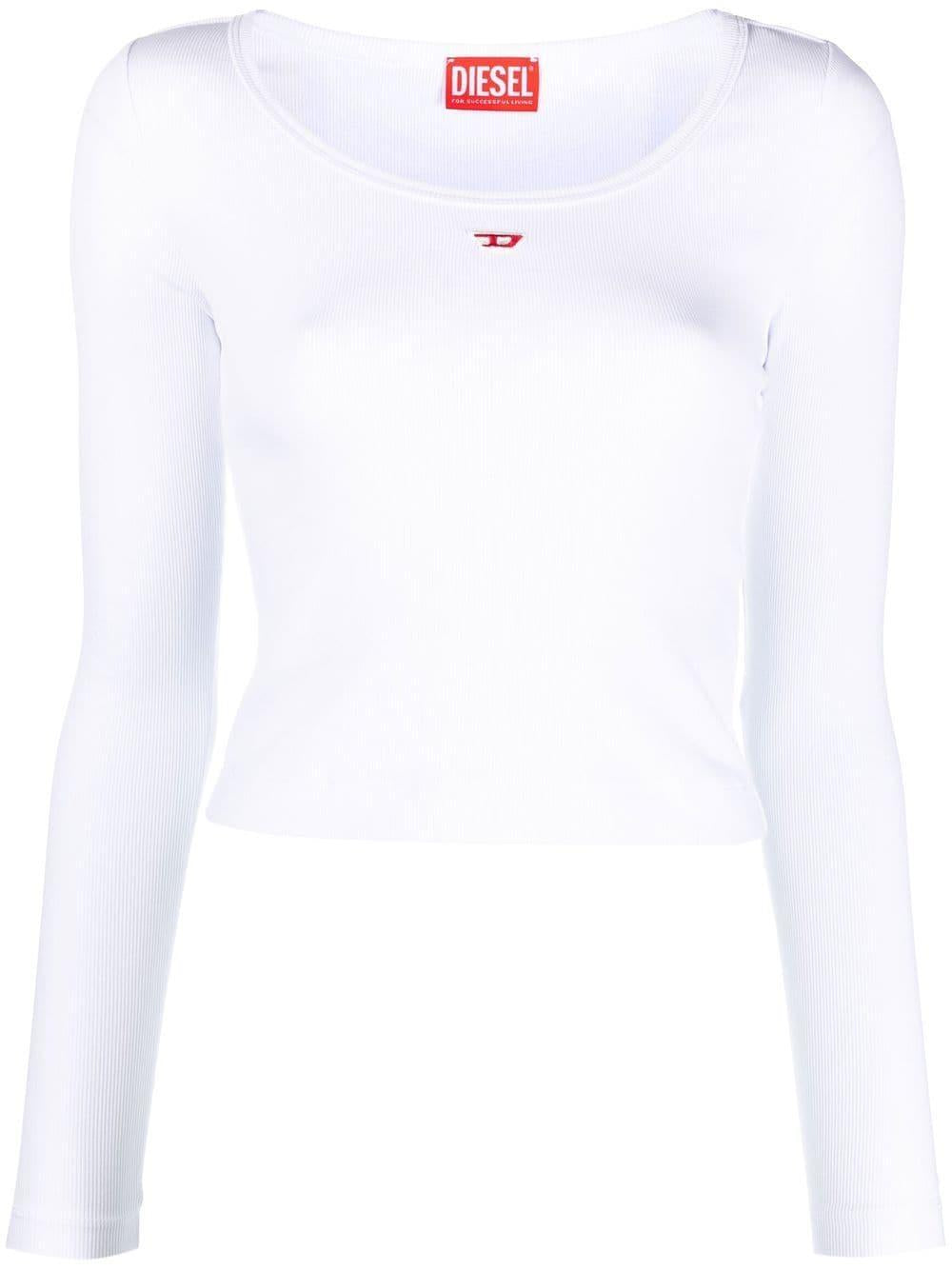 Ribbed logo-patch top A05106 0EJAI100 DIESEL 