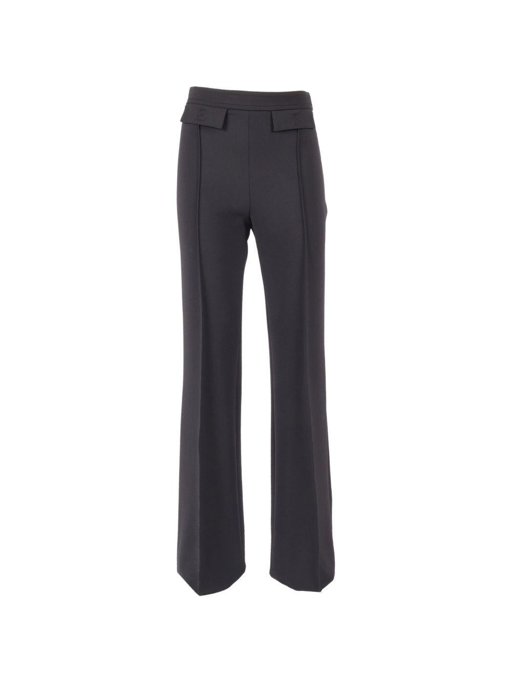 Light crepe and satin trousers PA17161E2 110 ELISABETTA FRANCHI 