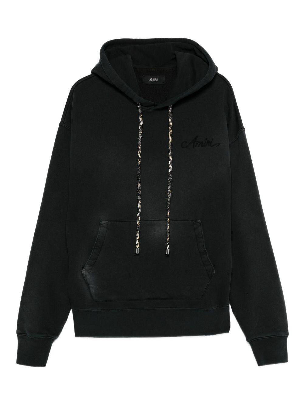 Hoodie with print on the back AMJYHD1117 BLACK AMIRI 