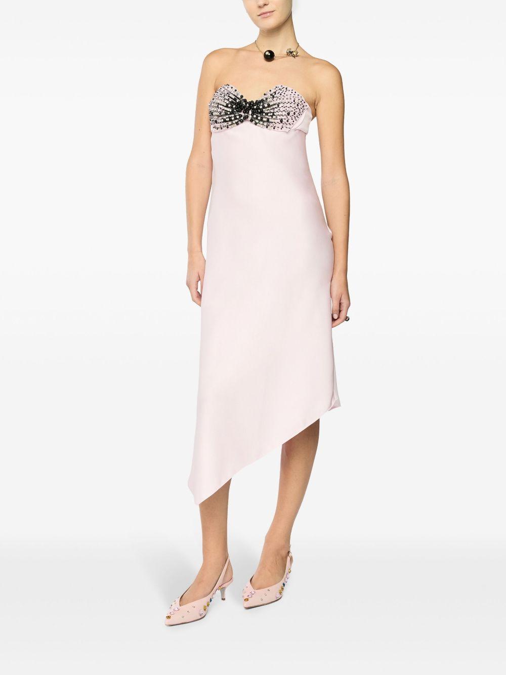 Dress with pearl bra 78AJO460 N0071495 GENNY 