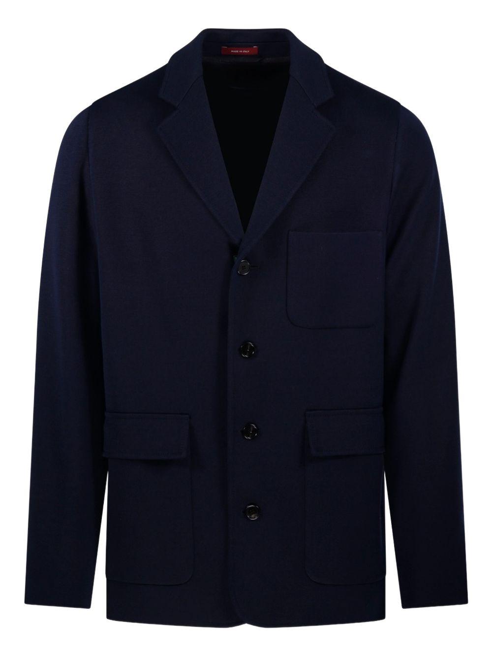 Single-brest cotton jersey jacket 846713 ZAM6R4240 GUCCI 