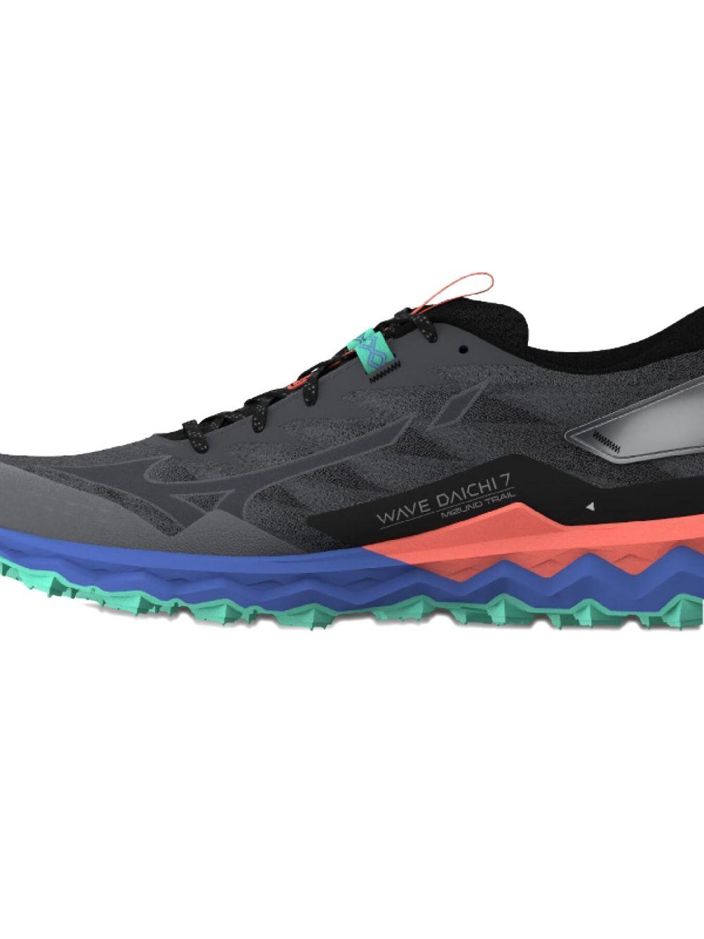 WAVE DAICHI 9 SNEAKERS J1GJ227103 IRON GATE/EBONY/LIVING CORAL MIZUNO 