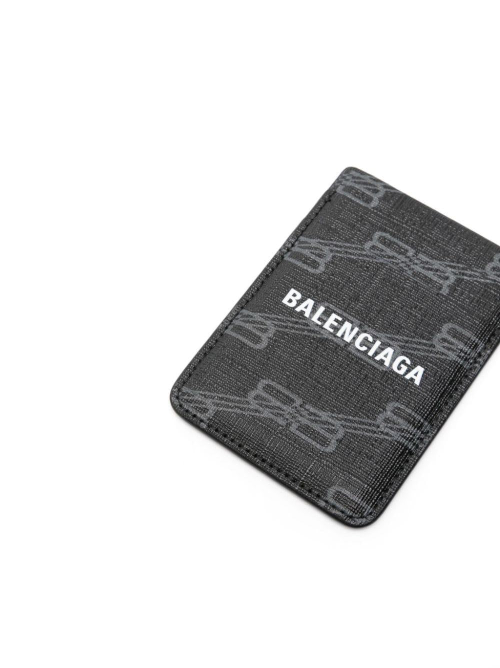 BB monogram canvas card holder<BR/><BR/> 785250 210D81061 BALENCIAGA 
