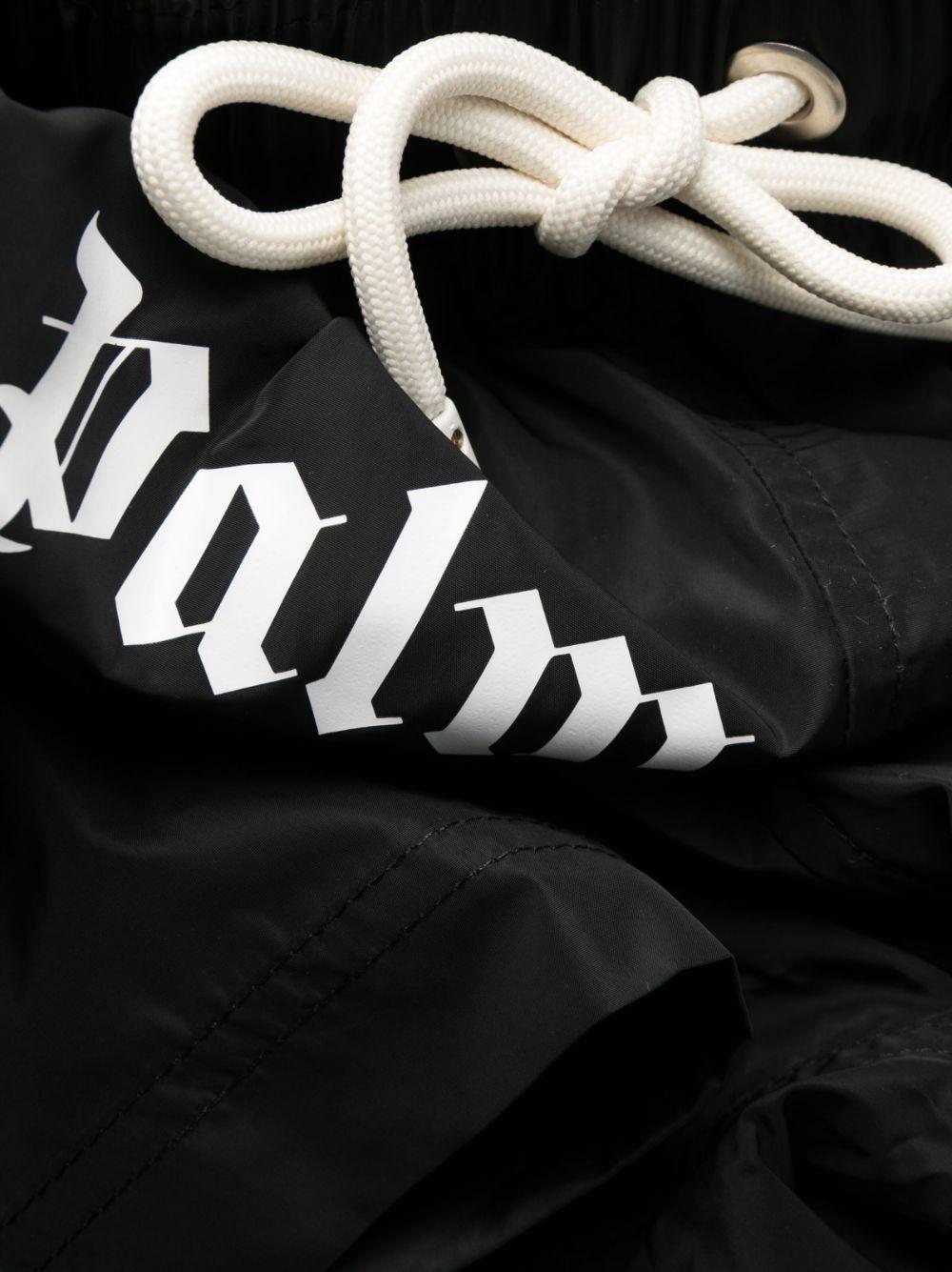 Logo-print swim shorts PMFD002F23FAB001 1001 PALM ANGELS 