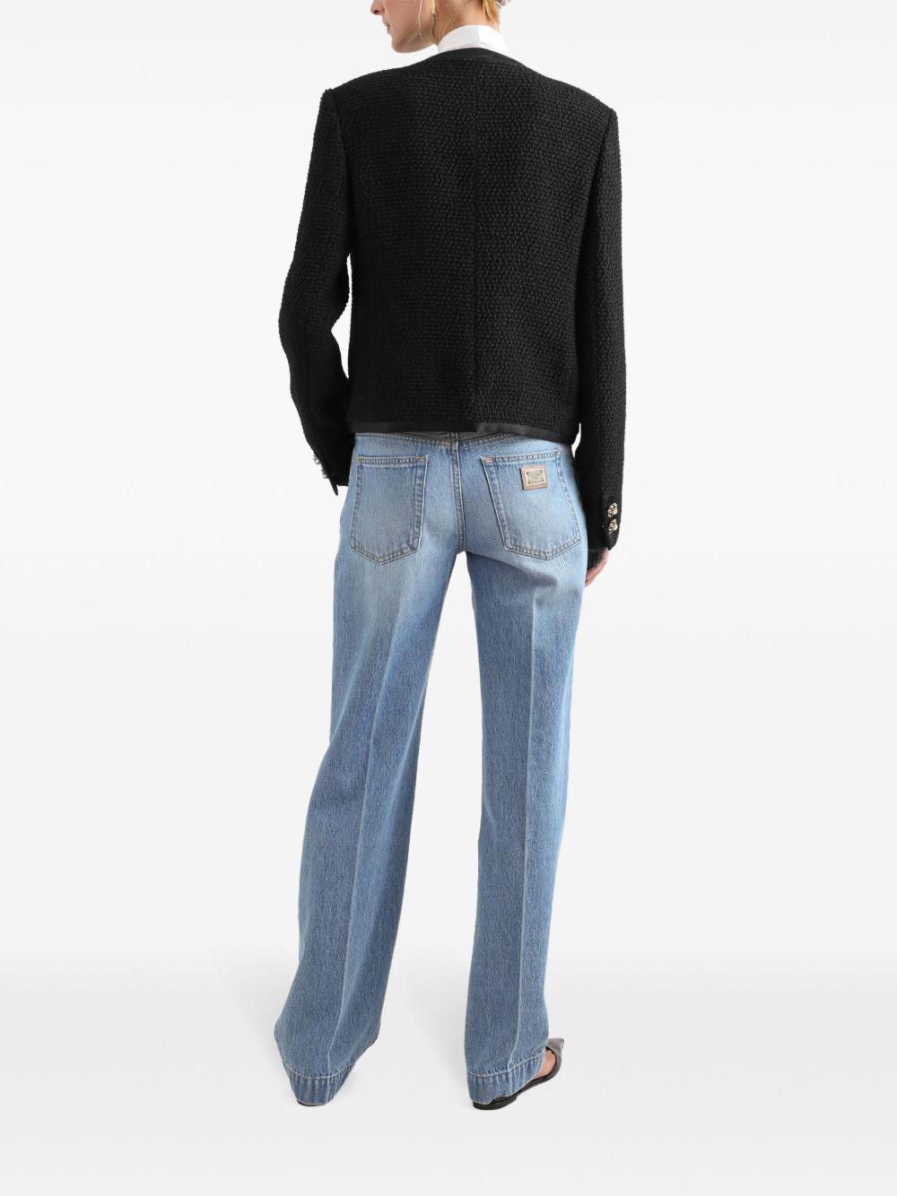 Loose denim jeans with pressed pleat FTC8CD G8MB2S9001 DOLCE & GABBANA 