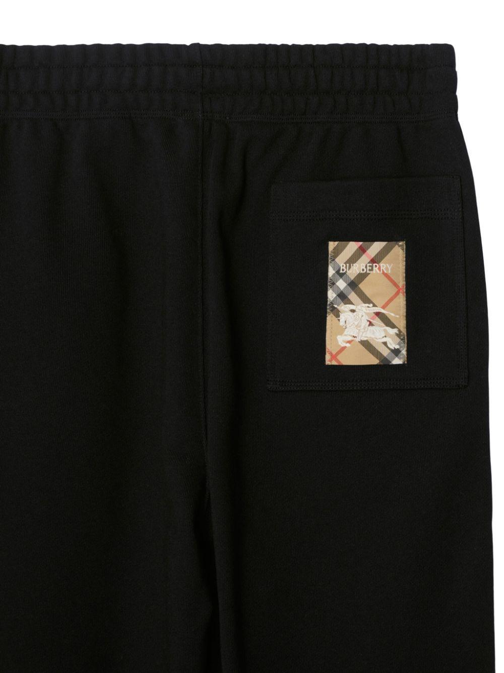 Checked cotton track pants<BR/><BR/><BR/> 8102278 A1189 BURBERRY 