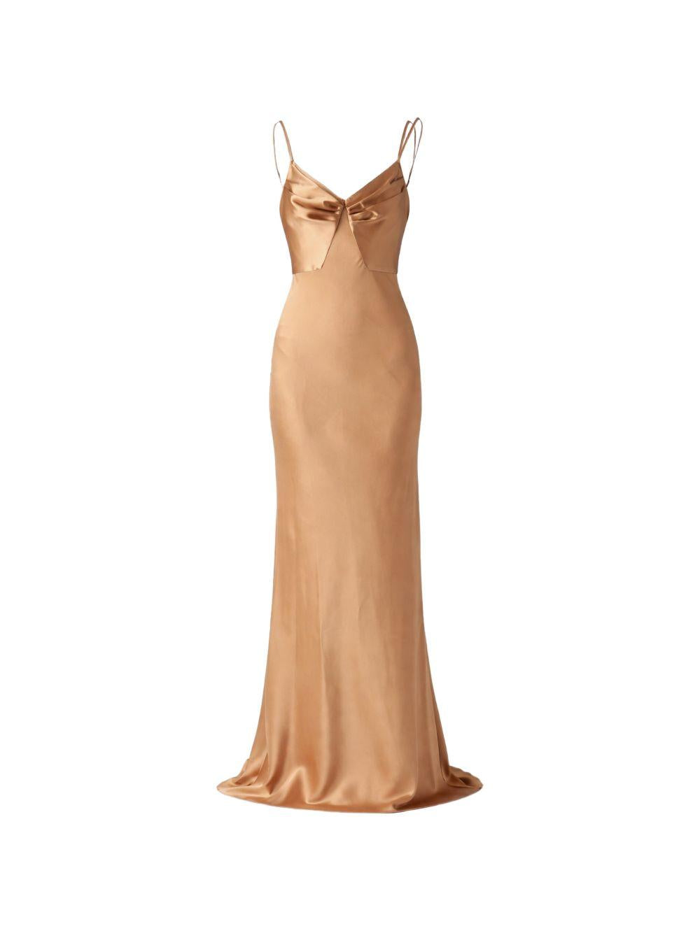 Red Carpet Satin Dress ABR3362E2 EV8 ELISABETTA FRANCHI 