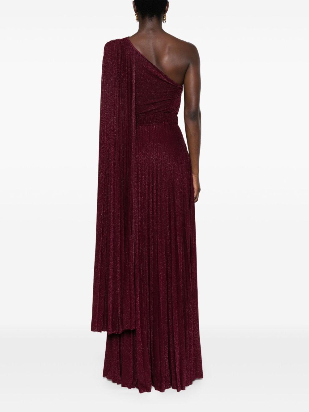 Belted plissé gown AB68646E2 CG3 ELISABETTA FRANCHI 