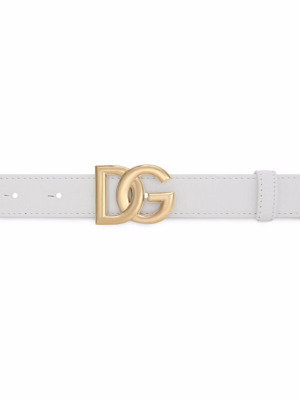 Calfskin belt with DG logo BE1447 AW57680002 DOLCE & GABBANA 