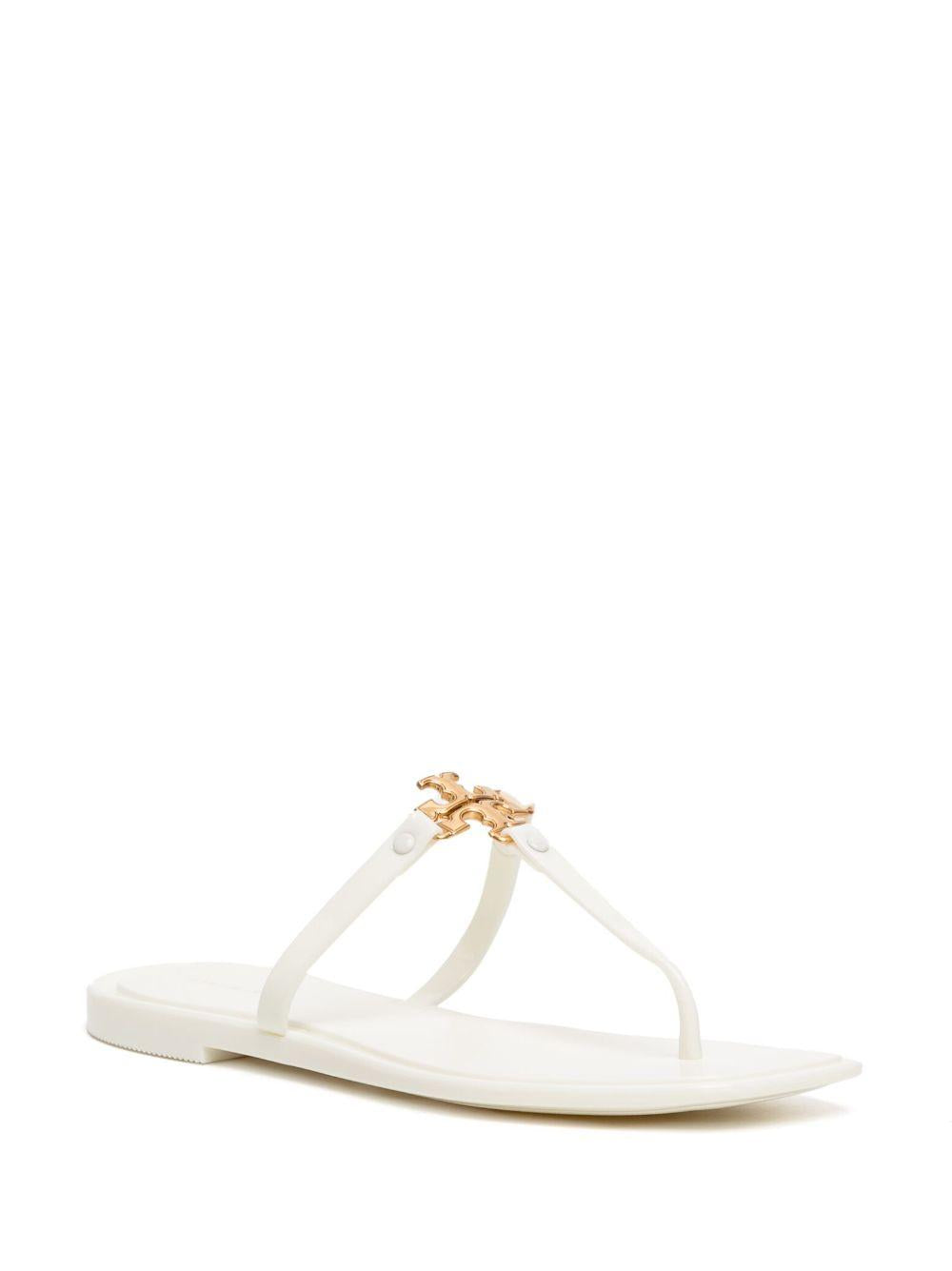 Roxane Jelly logo-plaque slides<BR/><BR/><BR/> 137704 102 TORY BURCH 