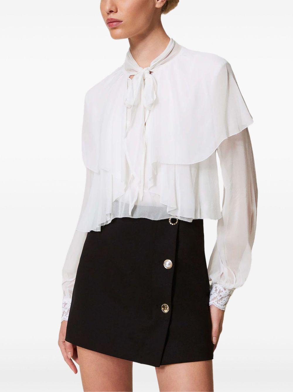Button-detail mini dress<BR/><BR/> 251TP2135 00006 TWINSET 