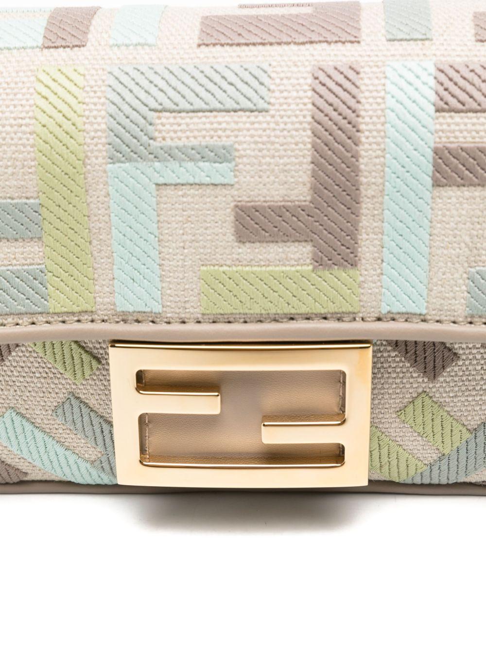 Mini Baguette cross body bag<BR/><BR/> 8BS017 AUPIF1SKI FENDI 