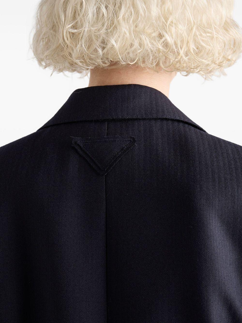 Single-breasted gabardine jacket P545P16OX S-OOOF0008 PRADA 