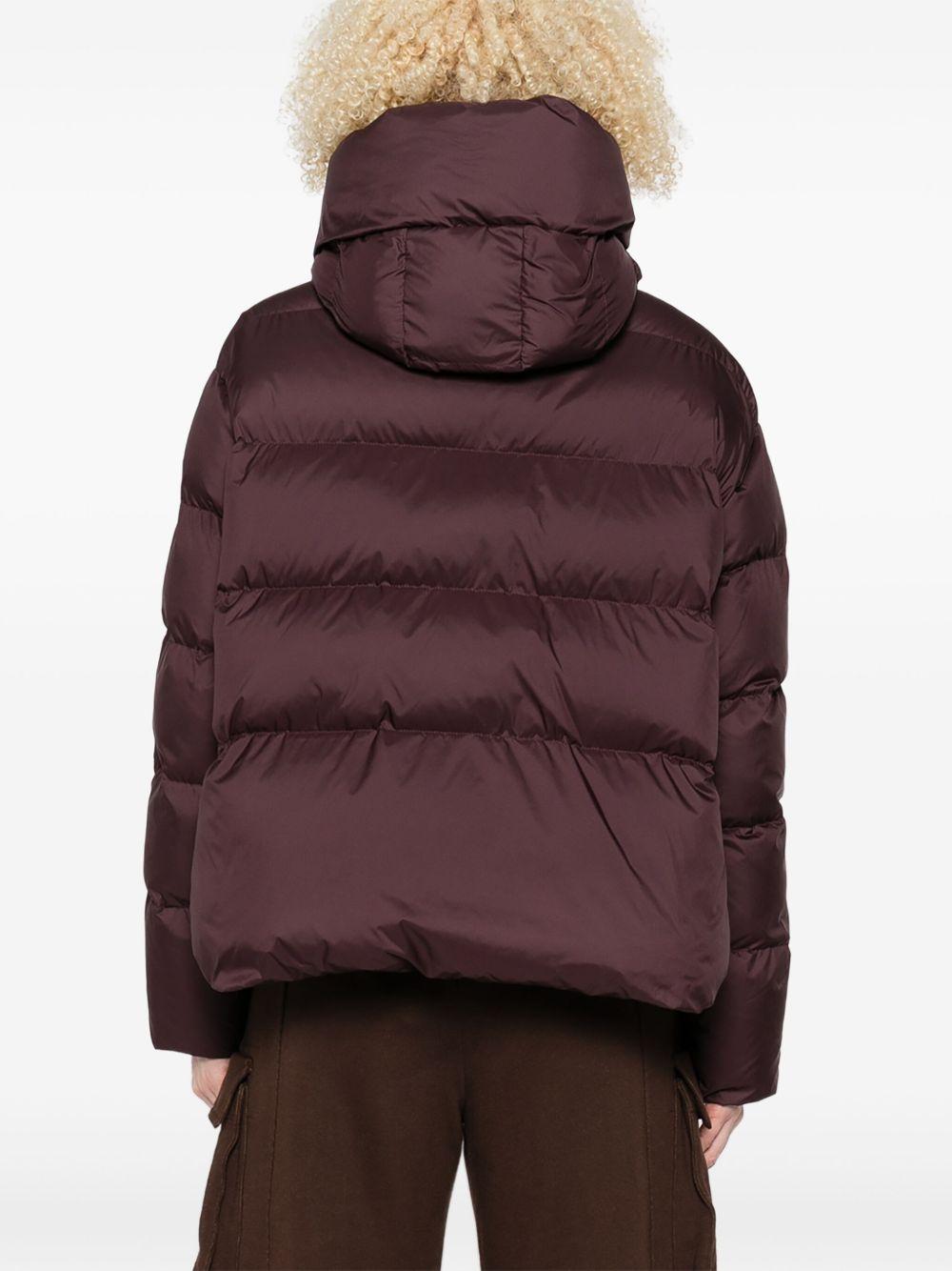 Technical fabric hooded jacket 101602 A2P6RR7 PINKO 