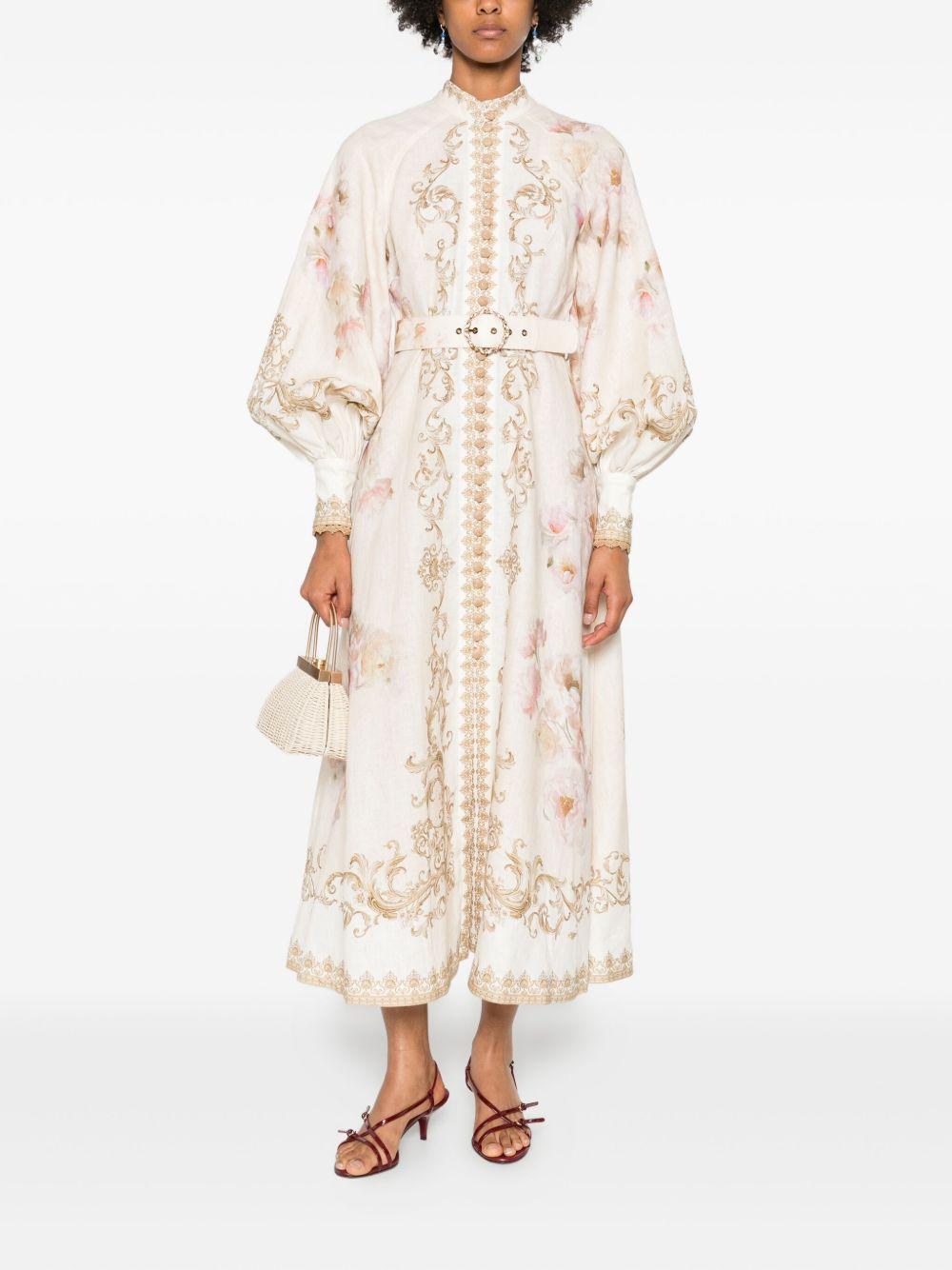 Hypnotic Buttoned Midi Dress 5168DF251 CPNY ZIMMERMANN 