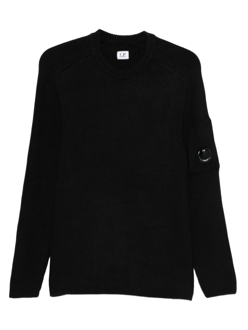 Full Rib Crewneck Lens Sweater 19CMKN015A 006608A999 C.P. COMPANY 